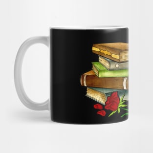 Royalcore - Dark Academia - Vintage book pile Mug